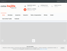 Tablet Screenshot of ciclostrujillo.com